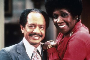 THE JEFFERSONS, from left, Sherman Hemsley,  Isabel Sanford, 1975-85. ©CBS /  courtesy Everett Collection