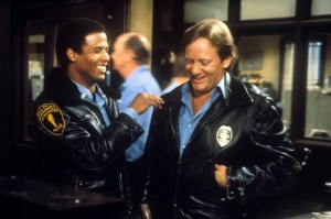 HILL STREET BLUES, (from left): Michael Warren, Charles Haid, 1981-1987. © NBC / Courtesy: Everett Collection