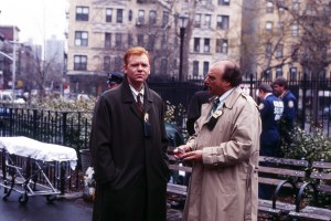 NYPD BLUE, from left: David Caruso, Dennis Franz, (1994), (19932005).  ph: Michael Ginsburg /TM and copyright © 20th Century Fox Television. All rights reserved. /Courtesy Everett Collection